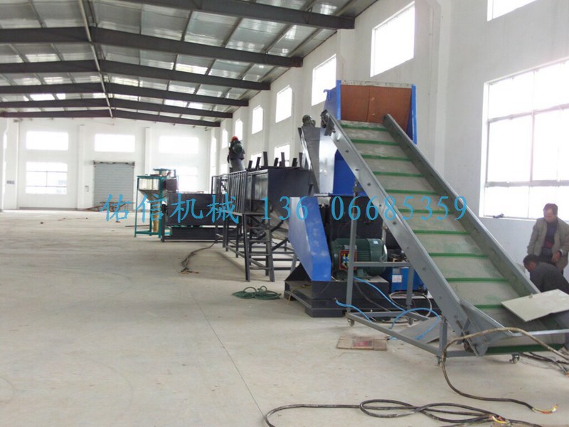 PP PE Plastic Crushing And Washing Line